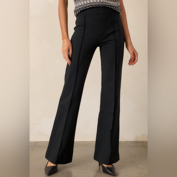 Spanx The Perfect Black Hi-Rise Flare Pants - Picture 10 of 11